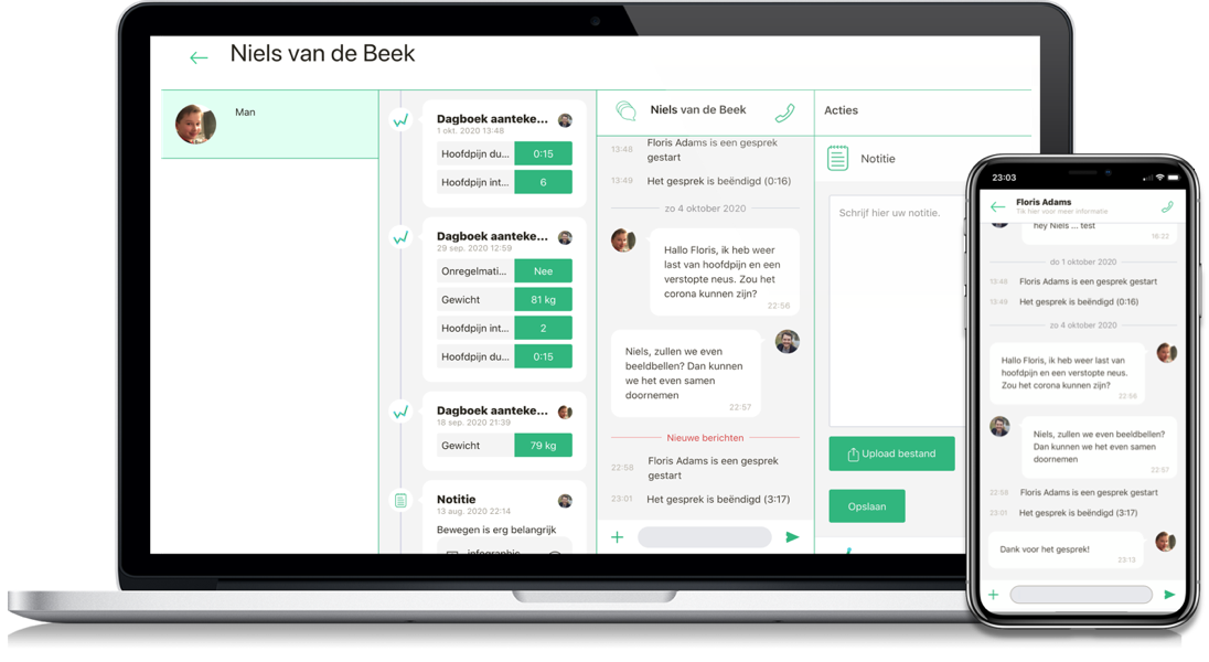 healfie-mobiel-desktop Healfie-app desktop en mobiel